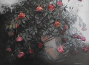 DOROTA LENIEC- LINCOW/ OBRAZ / RÓŻE