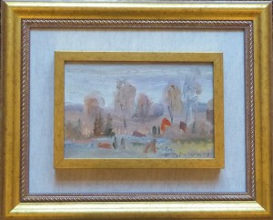 WŁODZIMIERZ ZAKRZEWSKI / OBRAZ /JESIEŃ,LAS