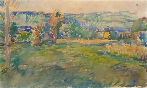 jan cybis-sw katarzyna,akwarela.JPG