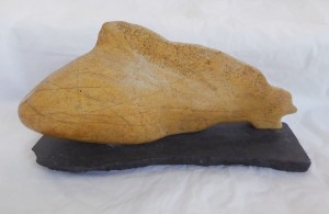 JERZY WOJCIECH RUDZIŃSKI /RZEŹBA / ZŁOTA RYBA