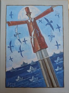 MIKOŁAJ MALESZA / OBRAZ /  CZARODZIEJ WIATRU