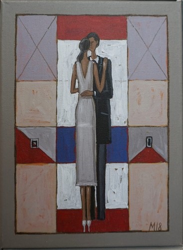 Mikołaj Malesza_Randka_obraz _Galeria sztuki Bellotto Warszawa.JPG