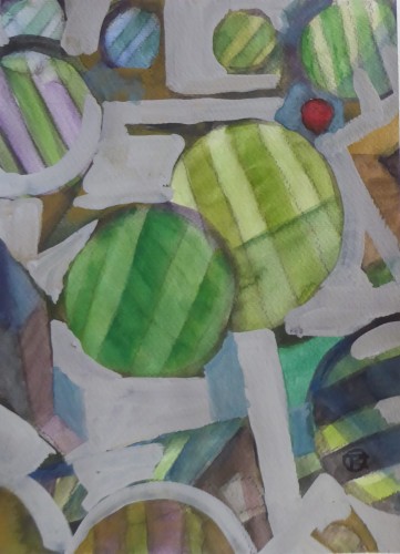 Tomasz Kazikowski_Kompozycja_akwarela_Galeria sztuki Bellotto Warszawa.JPG