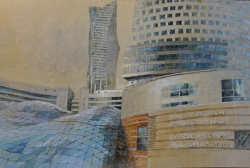 Alicja Pochopień Kuzniarz_Warszawa_ 100x150 cm_2020 r_widoki Warszawy_obraz do salonu_galeria sztuki Bellotto Warszawa.JPGa.JPG