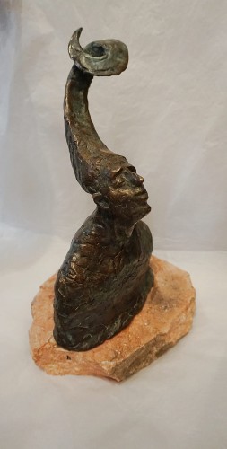 Dariusz Kowalski _Clown mały_34 cm_rzezba_galeria sztuki Bellotto Warszawa.JPG