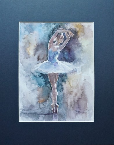 Aleksander Franko_Baletnica 3_akwarela na papierze_galeria sztuki Bellotto Warszawa yyJPG.JPG