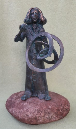 Marek Czarnecki_Kopernik_rzezba_brąz_wosk tracony_galeria sztuki Bellotto Warszawa.jpg