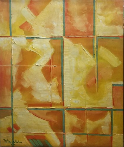 Karol Kowalski Charle_Kompozycja_olej na płótnie_sztuka XX wieku_galeria sztuki Bellotto  Warszawa a.jpg