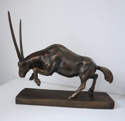 Bogusław Zen_rzezba z brązu_Antylopa_galeria sztuki Bellotto Warszawa.JPG