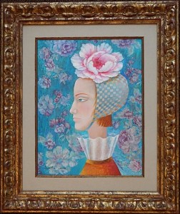 LENA SUBOTA / OBRAZ/  PORTRET KOBIETY