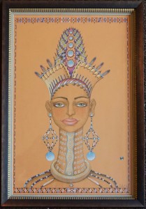 LENA SUBOTA / OBRAZ/ PORTRET ETNICZNY