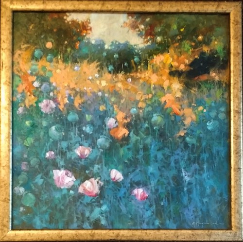 Anatol Martyniuk_Makowy ogród_olej na plótnie_50 x 50 cm_galeria sztuki Bellotto Warszawa.jpg