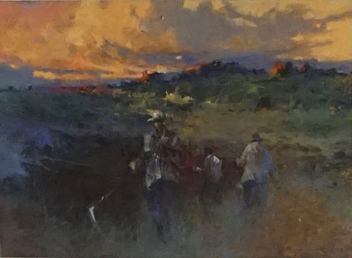 Anatol Martyniuk _Koszenie traw_20x 27,5 cm_galeria sztuki Bellotto Warszawa mn.JPG