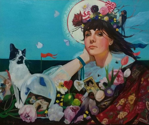 Anna Wojciechowska_Miłość_olej na płótnie_galeria sztuki Bellotto Warszawa b.jpg