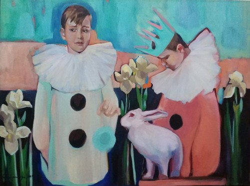 Anna Wojciechowska_Dziwny ogród_olej na płótnie_galeria sztuki Bellotto Warszawa c.jpg