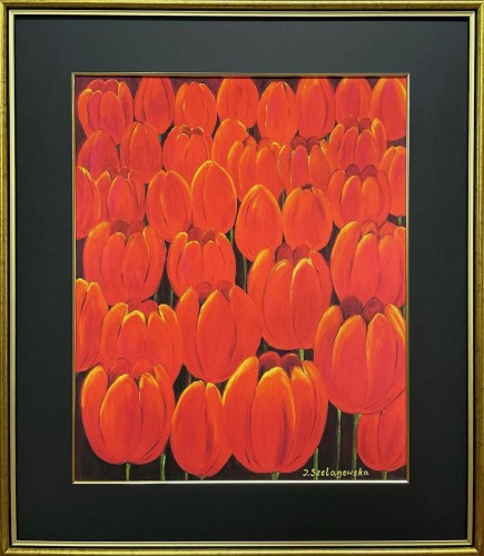 Iwona Szelągowska _Czerwone tulipany_Inkografia_galeria sztuki Bellotto Warszawa.jpeg