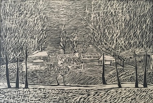 Jadwiga Dąbrowska Fronk_drzeworyt_1949 rok_sztuka XX wieku_galeria sztuki Bellotto Warszawa.jpg