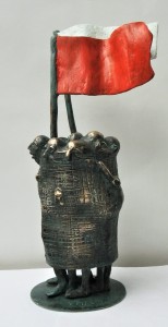 MAREK CZARNECKI/ RZEŹBA / MANIFA BIAŁA I CZERWONA