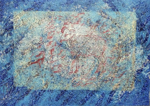 Marek Jaromski_Baranek_unikatowy linoryt_2022 rok_galeria sztuki Bellotto Warszawa.jpg