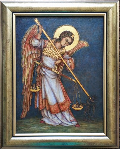 Anna Zalewska Falinska_Anioł ważący dusze_Galeria sztuki Bellotto Warszawa.jpg