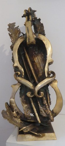 remigiusz dulko,rzezba ,skrzypce,galeria sztuki bellotto warszawa.JPG