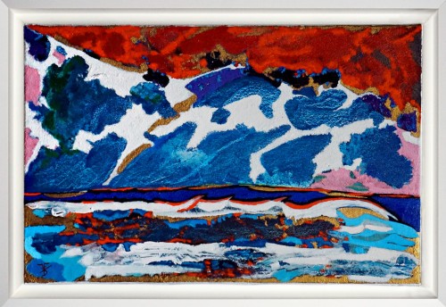 Edita Vlaović Dominik_Wyspa_cykl Adriatic Sea_Chorwacja_olej na płótnie_27x 41 cm_2023 r_galeria sztuki Bellotto Warszawa.JPG AAD.JPG