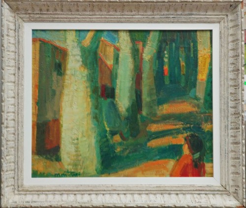 Roger Montane _Platany w Ceret_lata 60 XX wieku_galeria sztuki Bellotto Warszawa.jpg