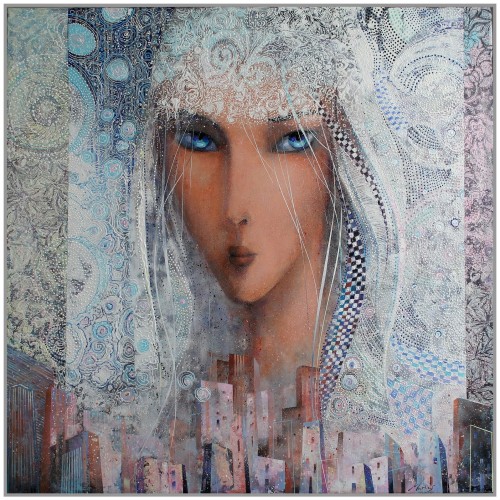 Marius Zabinski_PREMONITORIAL DREAMS  100 X 100  cm_   acrylic on canvas_2024 rok_galeria sztuki Bellotto  Warszawa.jpg