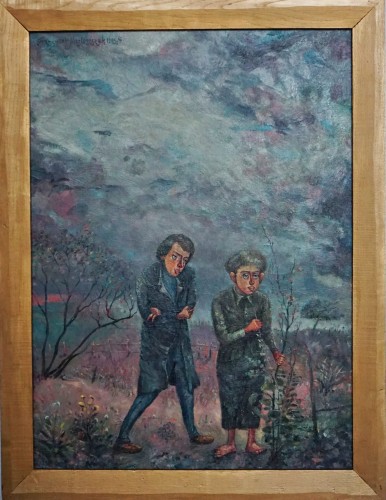 Franciszek Maśluszczak_Po stronie świtu_1985_6galeria sztuki Bellotto Warszawa.JPG
