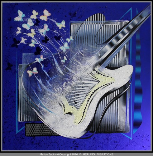 Marius Zabinski_HEALING VIBRATIONS    81 X 81 CM_2024 rok_galeria sztuki Bellotto Warszawa.jpg