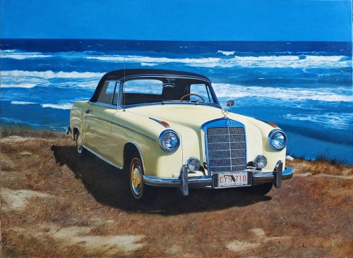 Piotr Stefanow_Mercedes_olej na płótnie_galeria sztuki Bellotto Warszawa.jpg