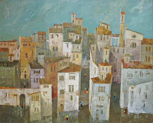 Ryszard Zając_Sztuka XX wieku_Architektura_48 x 60cm_2006 _galeria sztuki Bellotto Warszawa.JPG
