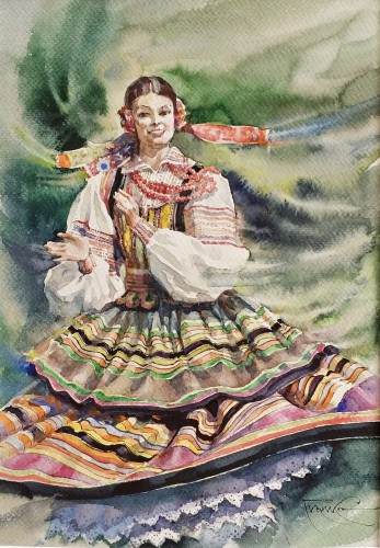 Aleksander Franko_akwarela_na ludowo_galeria sztuki Bellotto Warszawa.jpg