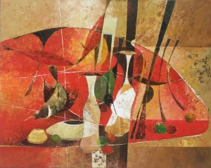 RYSZARD ZAJĄC / OBRAZ / MARTWA NATURA  ( 2004 r )