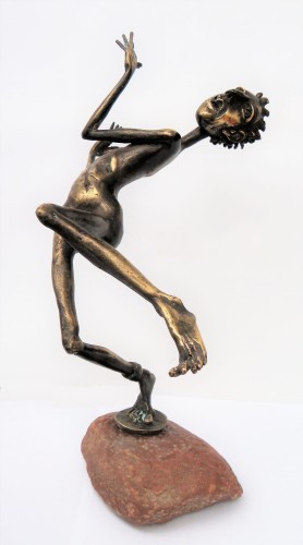 Marek Czarnecki_Szał_rzezba z brazu_galeria sztuki Bellotto Warszawa.JPG