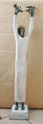 Adam Kuba Matejkowski_św.Franciszek_rzezba_galeria sztuki Bellotto Warszawa aaaa.jpg