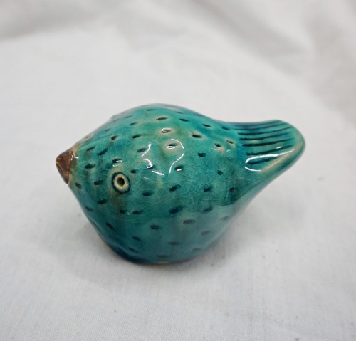 Magdalena Smoleńska _turkusowy ptaszek_Ptaki_ceramika autorska_unikat_galeria sztuki Bellotto Warszawa.JPG c-crop.JPG
