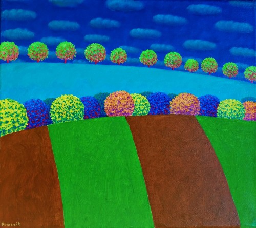 jakub Dominik_Pejzaz_30 x 34 cm_2023 rok_olej na płótnie_technika laserunek_pejzaz_galeria sztuki Bellotto Warszawa.jpg