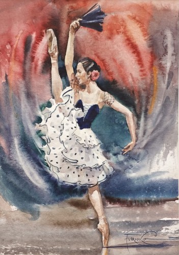 Aleksander Franko_akwarela_w tańcu_galeria sztuki Bellotto Warszawa.jpg