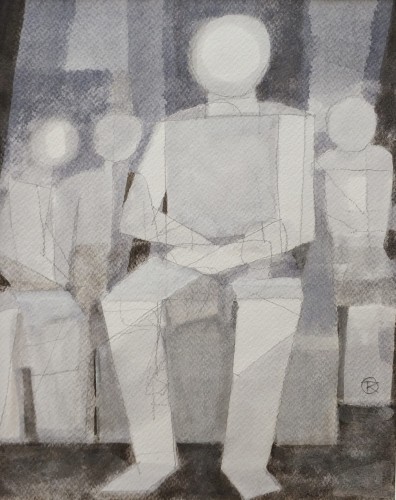 Tomasz Kazikowski_prace na paierze_Władca_obraz dla kolekcjonerów_sztuka XX wieku_galeria sztuki Bellotto Warszawa.jpg