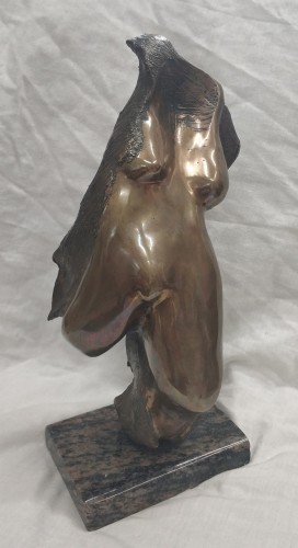 Leon Gruzd_rzezba Po kąpieli_braz_galeria sztuki Bellotto Warszawa.jpg