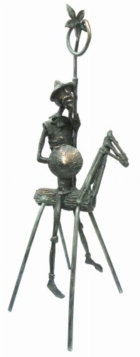 Marek Czarnecki_Don Kichote _brąz patynowany_Rzezba_galeria sztuki Bellotto Warszawa.JPG