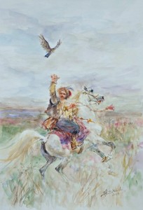 ZENON ANISZEWSKI / OBRAZ / POLOWANIE