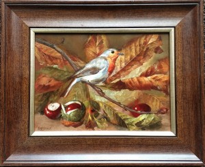 EWA LASEK / OBRAZ / RUDZIK W KASZTANACH