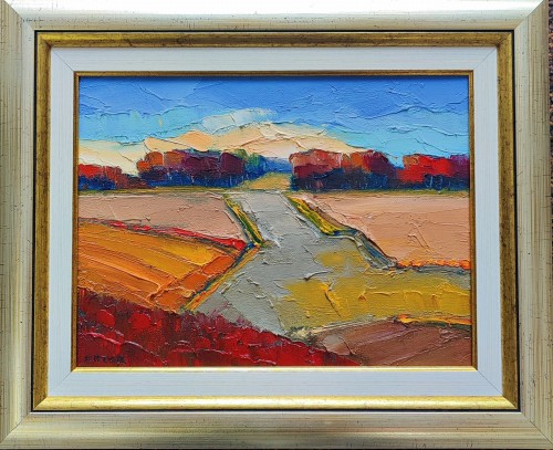 krzysztof Raczyński Krzyr_pejzaz jesienny_18x24 cm_2025 rok_pejzaz polski_galeria sztuki Bellotto Warszawa ABA.jpg