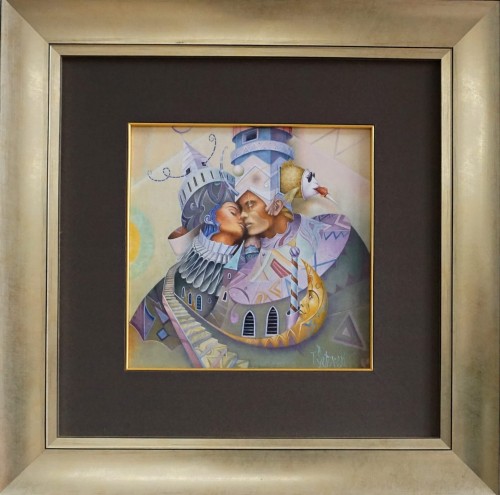 Tomasz Sętowski_Pocałunek_29x 29 cm_2013 rok_galeria sztuki Bellotto Warszawa.JPG