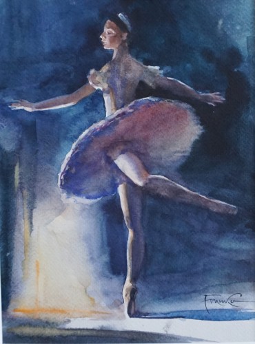 Aleksander Franko_Akwarela_Baletnica_taniec_galeria sztuki Bellotto Warszawa.jpg