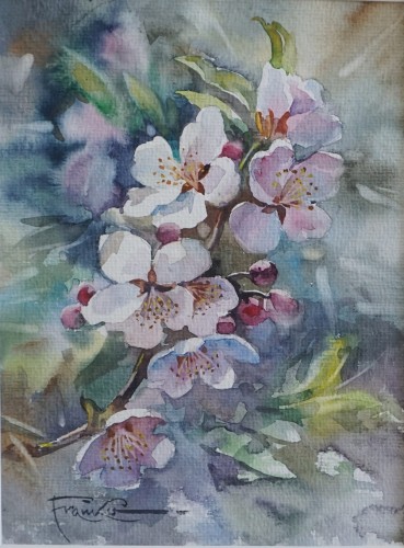 Aleksander Franko_Akwarela_wiosna_kwiaty_galeria sztuki Bellotto Warszawa.jpg eee.jpg