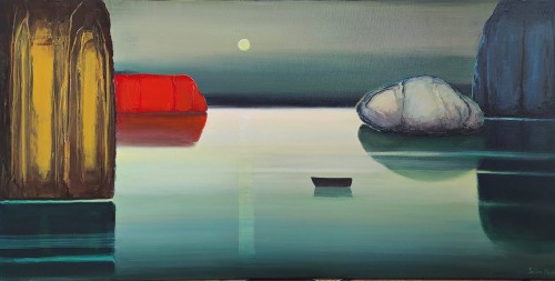 Sabina Maria Grzyb_Kompozycja ululu_50x 100 cm_2024 rok_galeria sztuki Bellotto Warszawa.jpg