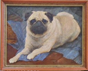 EWA LASEK / OBRAZ / PORTRET MOPSA